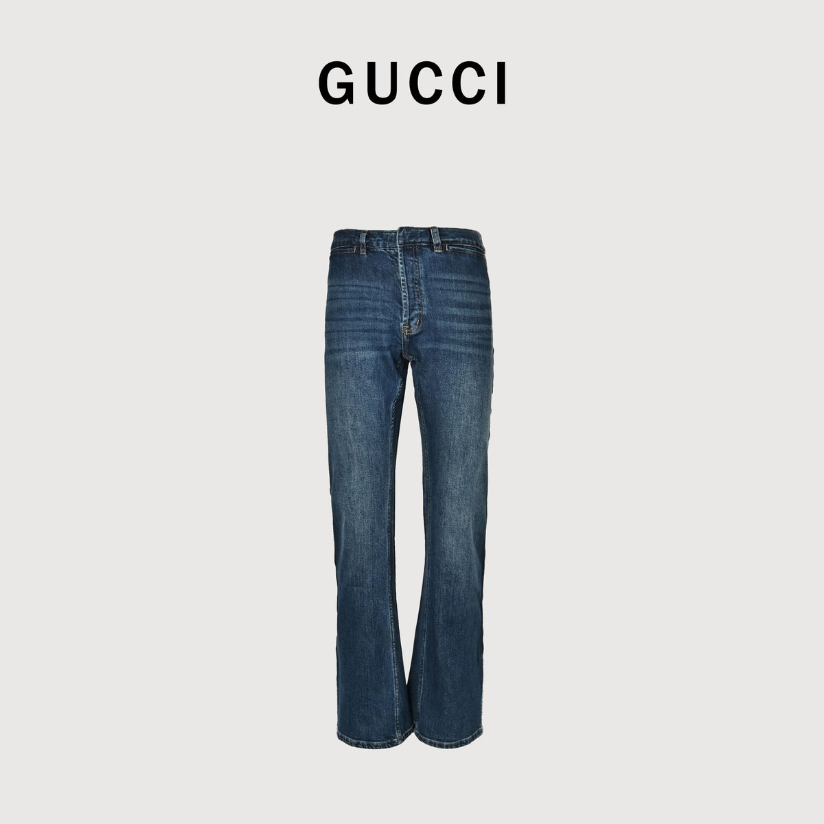 Gucci Side Webbing Slim Straight Stretch Denim Jeans  NP6600722
