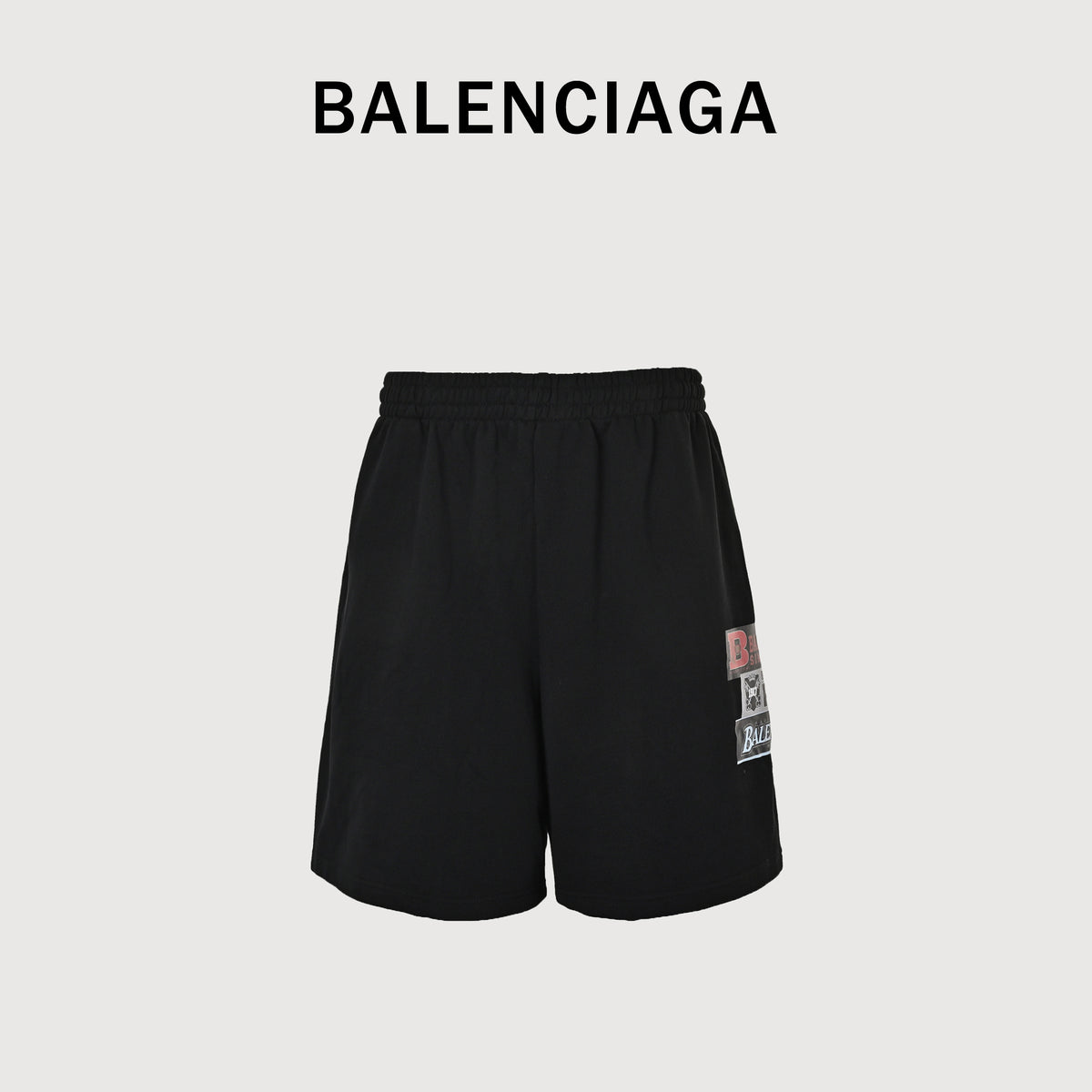 Balenciaga 26SS Overprint Label Athletic Shorts HH32000615