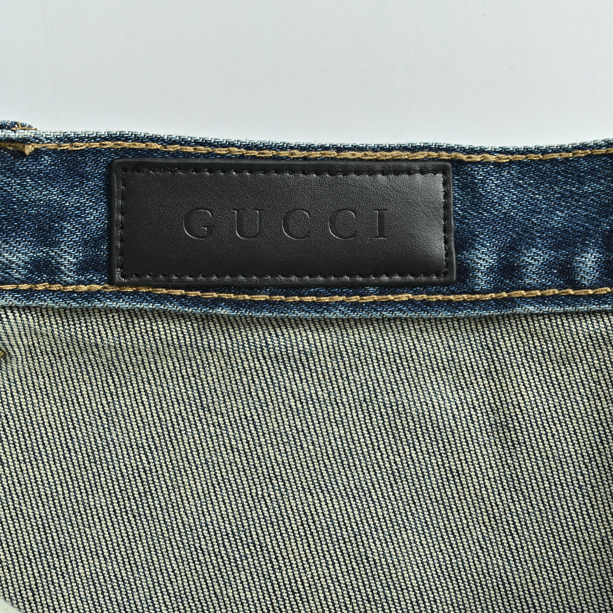 Gucci Side Webbing Slim Straight Stretch Denim Jeans  NP6600722