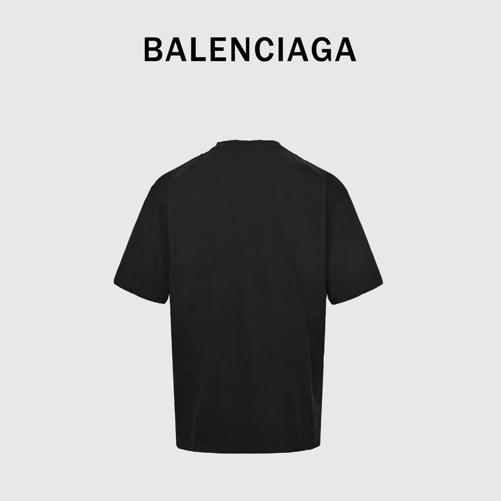 Balenciaga 26SS Castle Dark Fantasy Short Sleeve T-Shirt  850990TUVE41000