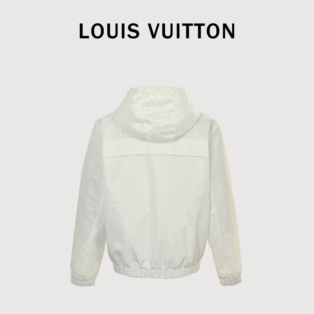Louis Vuitton LV Reversible Monogram Splice Hooded Jacket – Off-White NP7201007