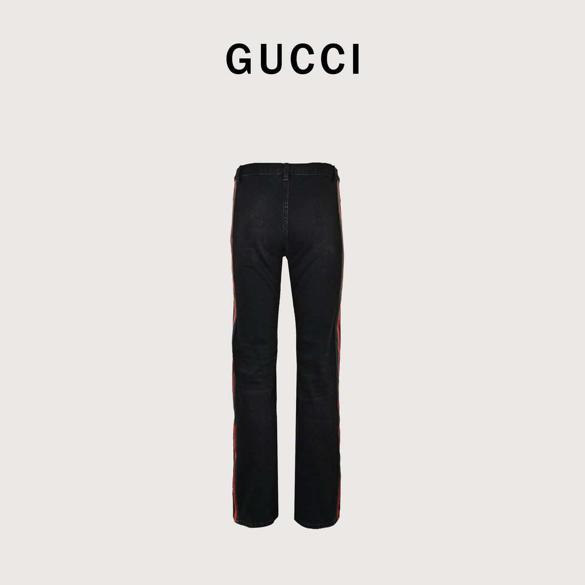 Gucci Side Webbing Slim Straight Stretch Denim Jeans  NP6600722