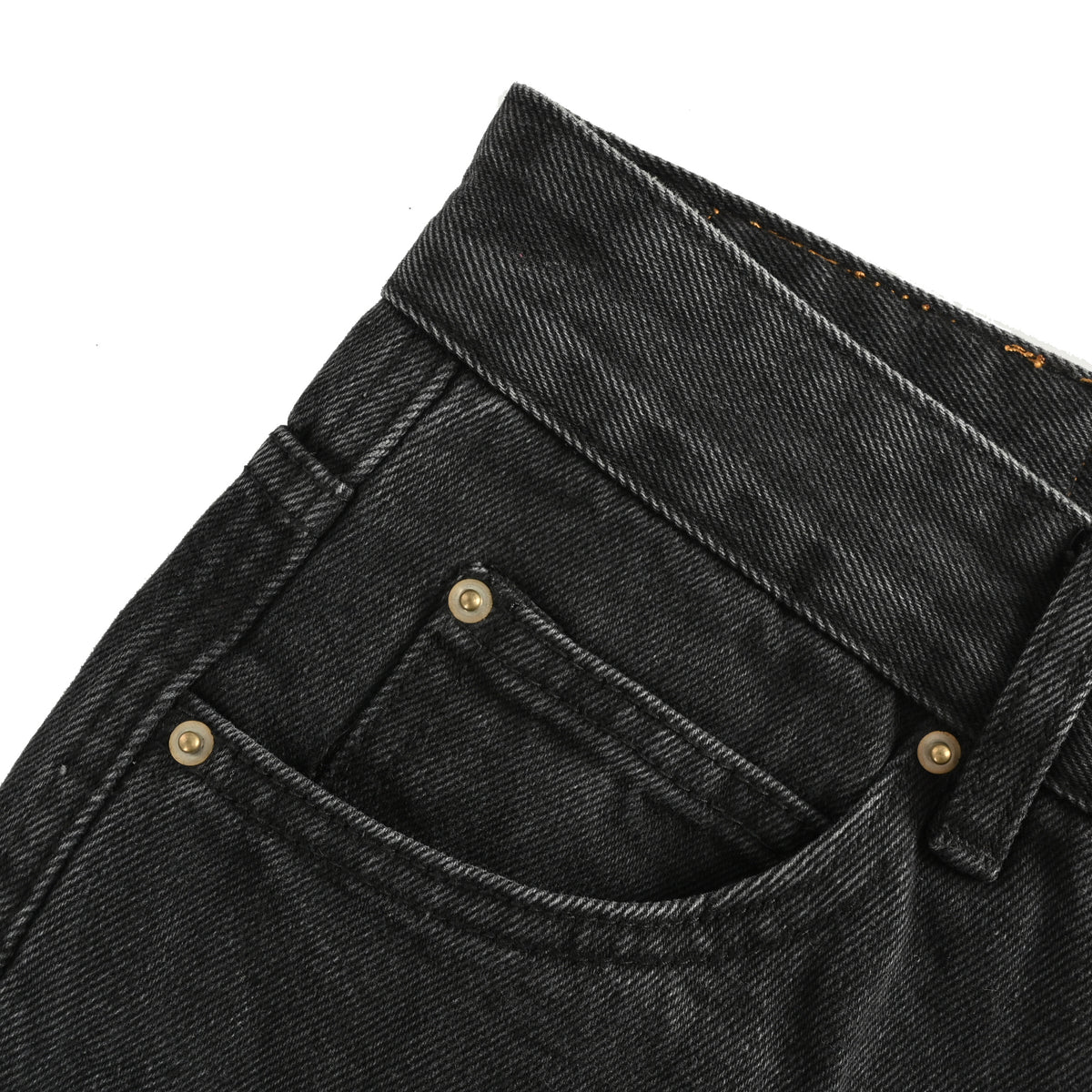 Loewe Anagram Embroidered Straight-Leg Jeans – Black r5200823