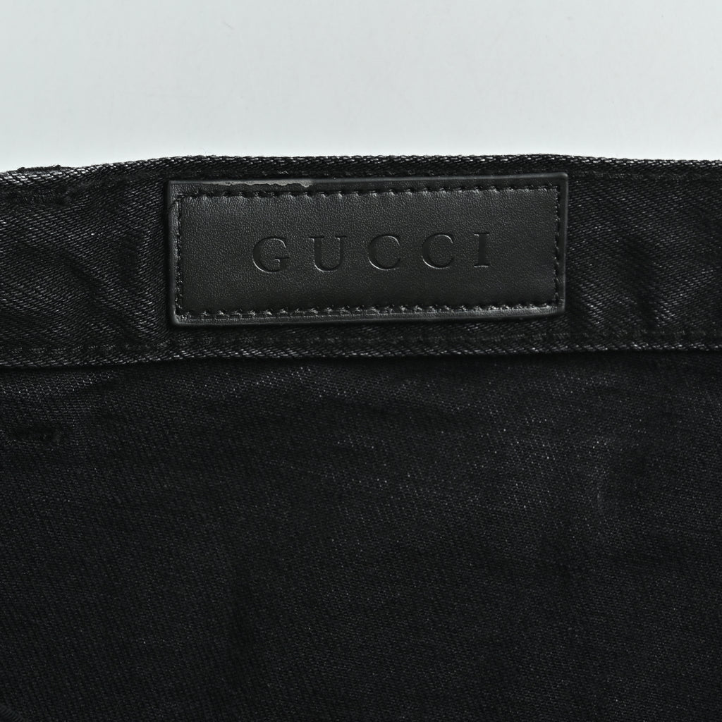 Gucci Side Webbing Slim Straight Stretch Denim Jeans  NP6600722
