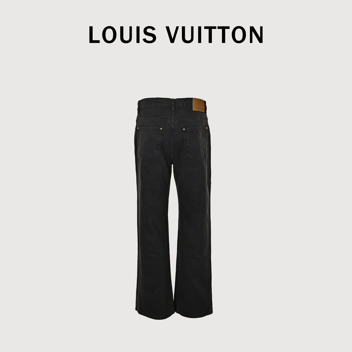Louis Vuitton LV 24FW Tonal Check Jacquard Straight-Leg Jeans 2026 TS7200829-24FW