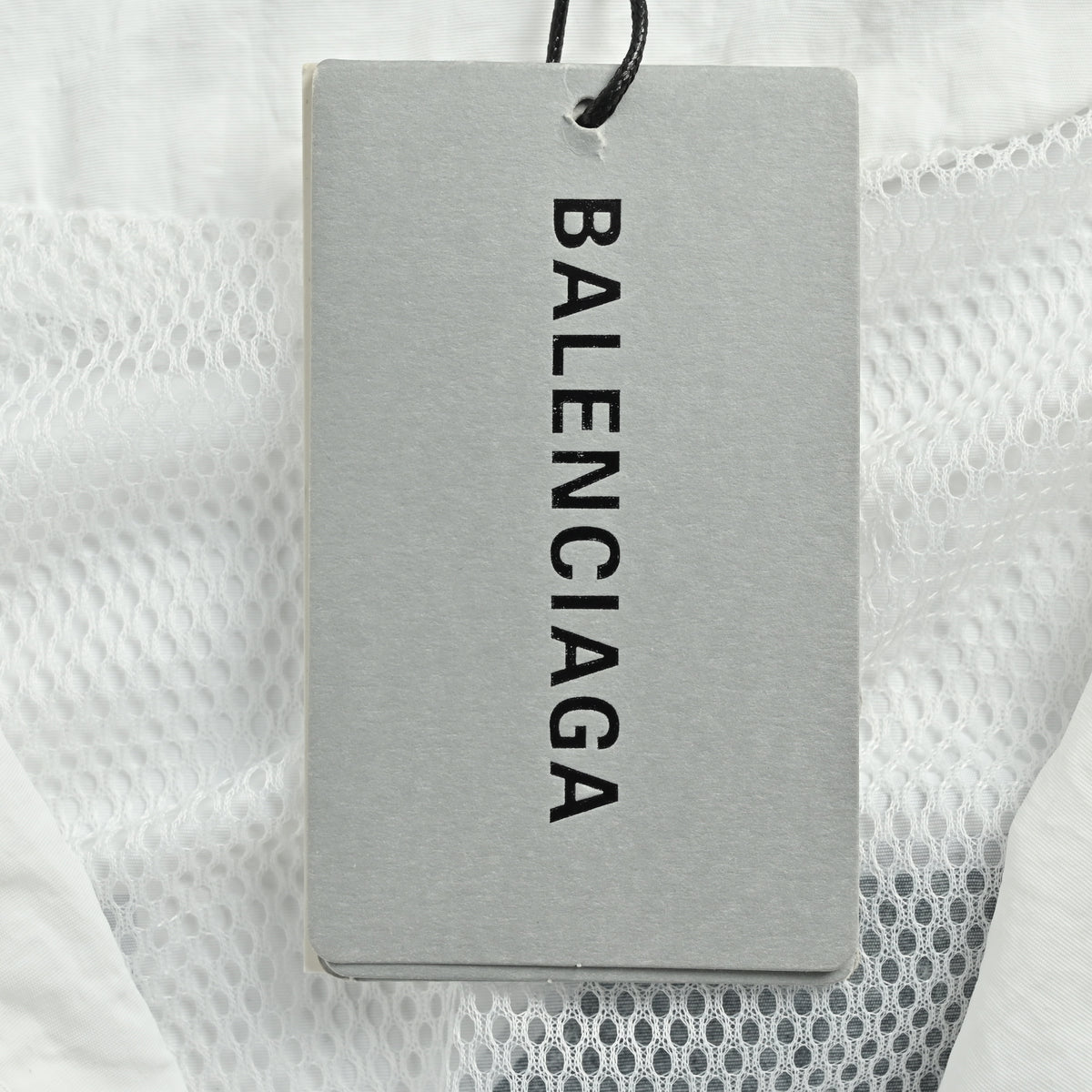 Balenciaga BLCG 26SS Half-Arc 01 Basketball Embroidered Shell Jacket – Off-White SY5600316