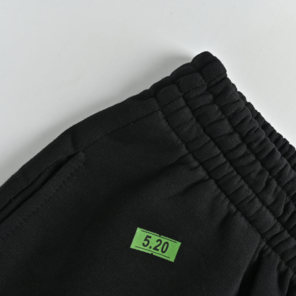 Balenciaga 520 Label Sticker Print Athletic Shorts YS3200529