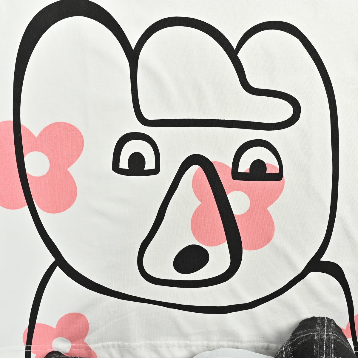 Gucci New Cartoon Series Bear Face Short Sleeve T-Shirt – Off-White  TS2200326
