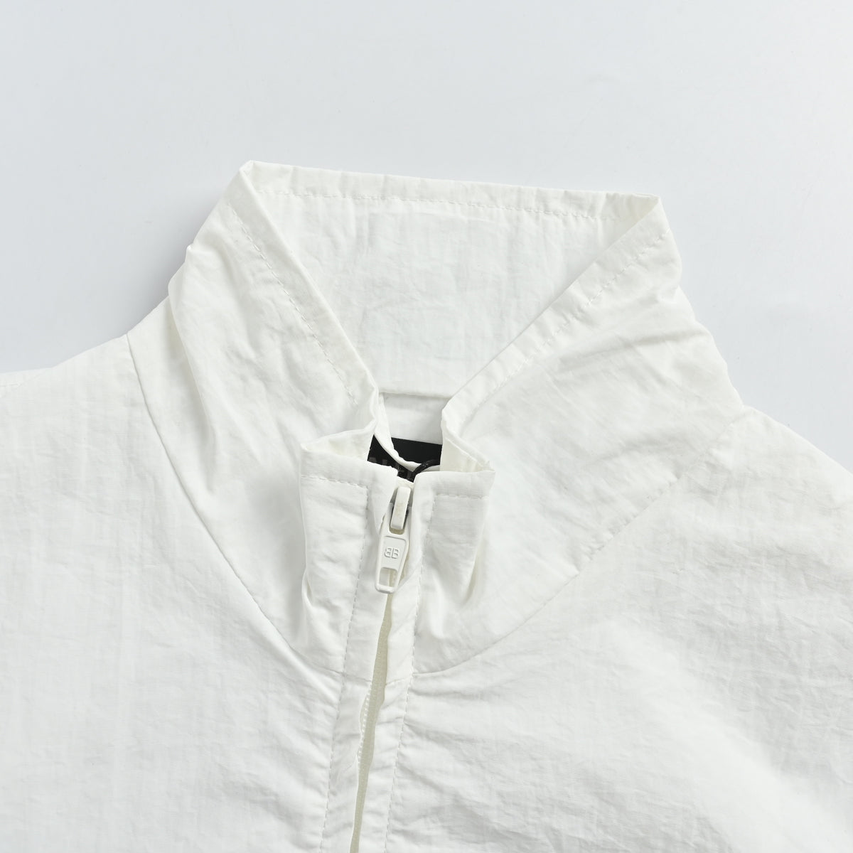 Balenciaga BLCG 26SS Half-Arc 01 Basketball Embroidered Shell Jacket – Off-White SY5600316