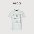 Gucci 26SS Firenze Vintage Label Print Short Sleeve T-Shirt – White  DK2400731