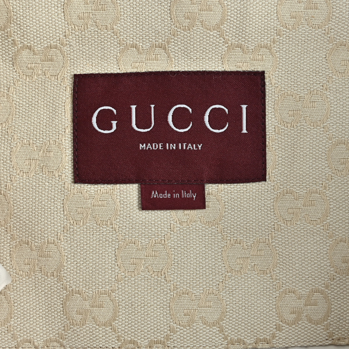 Gucci GG All-Over Jacquard Embroidered Vintage Shirt-Collar Jacket  FY7800921