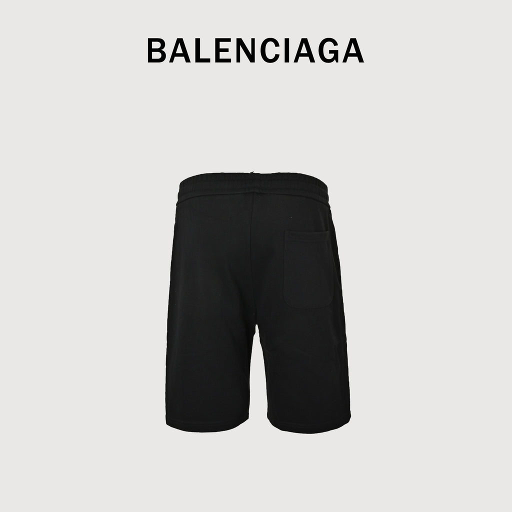 Balenciaga 26SS Embroidered Letter Washed Shorts DK2800716