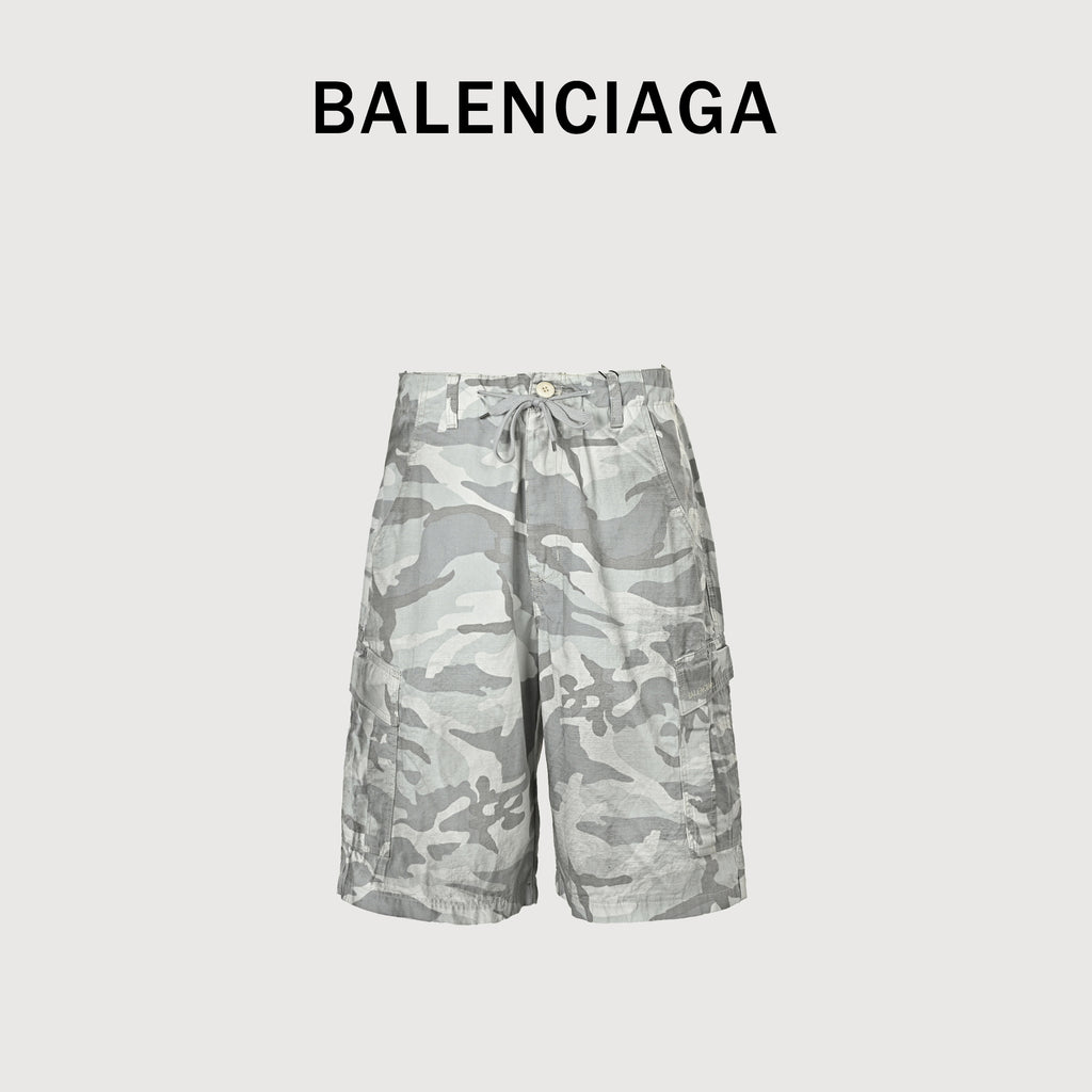 Balenciaga BLCG 24SS Urban Camo Cargo Shorts SG4200514