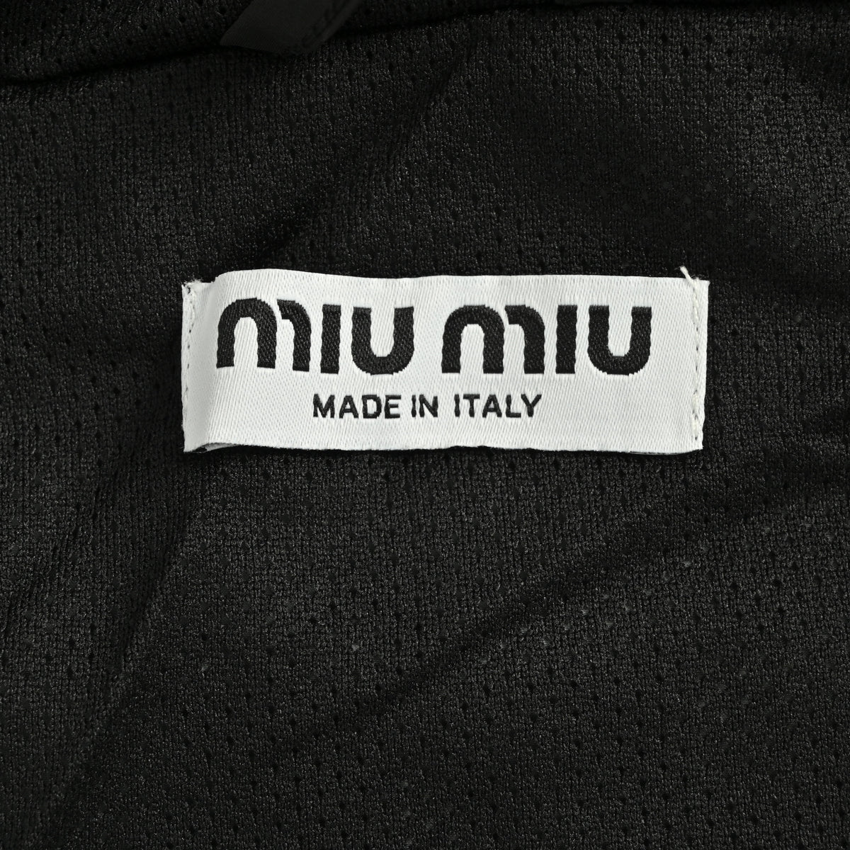 Miu Miu 25FW Color-Block Splice Shell Jacket – Black / Silver GreyML1220-163P-F097B-S-OOO