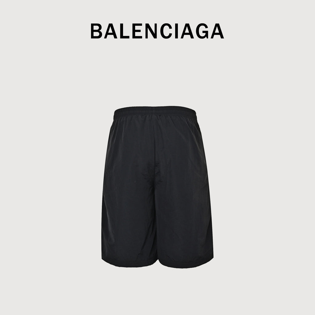Balenciaga Ring B Embroidered Athletic Shorts  DK3600722