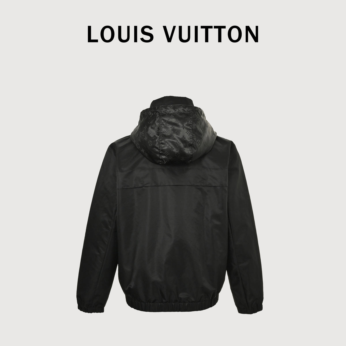 Louis Vuitton LV Reversible Monogram Splice Hooded Jacket – Black NP7201007-BLK