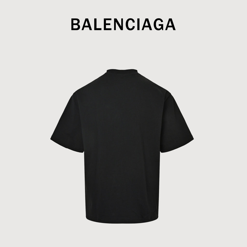 Balenciaga BLCG Chest BB Embroidered Short Sleeve T-Shirt NP2400602