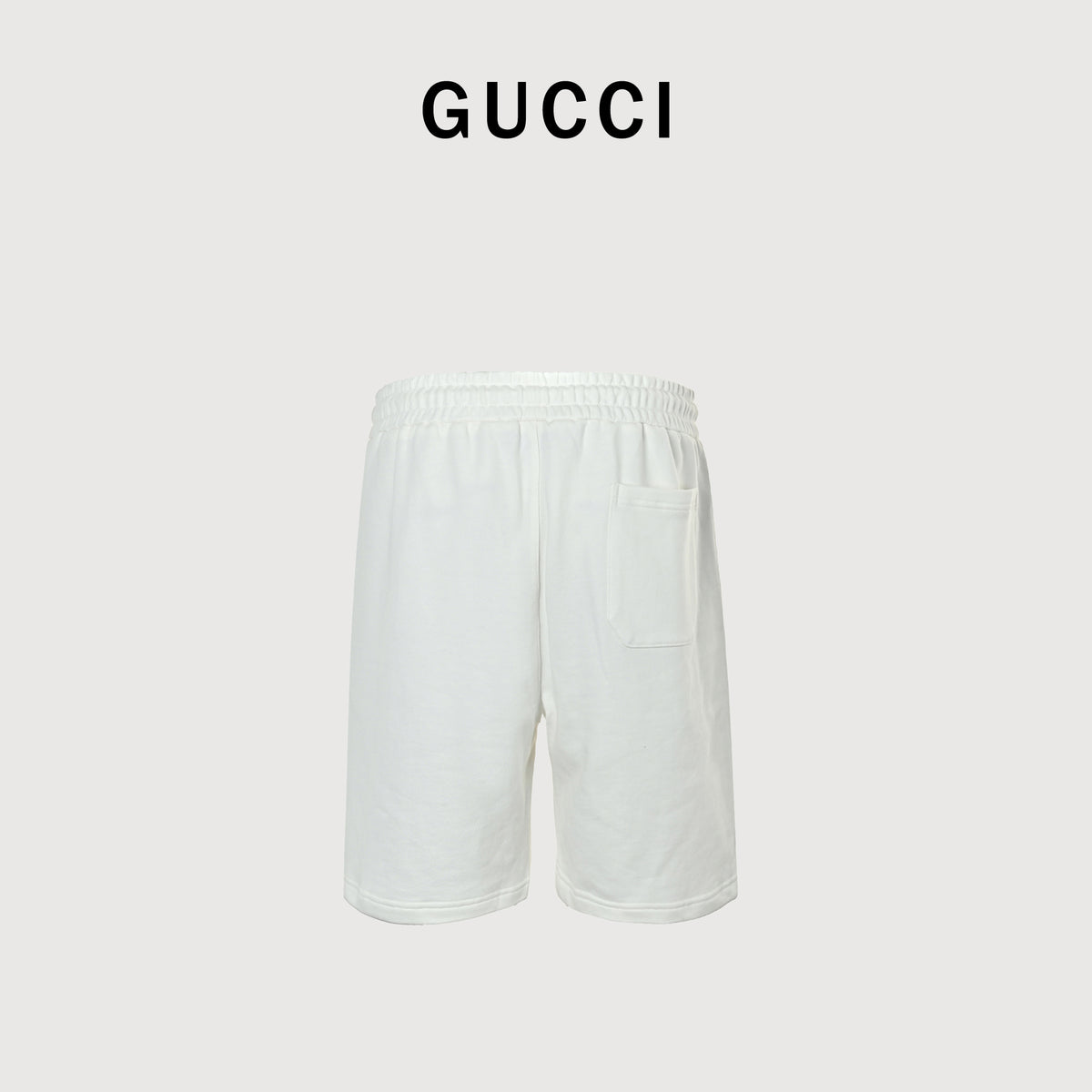 Gucci 26SS Hem Embroidered Logo Shorts  XM3000716