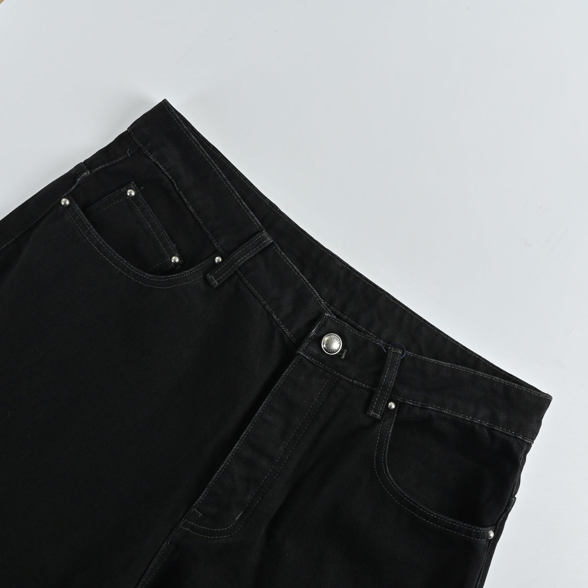 Louis Vuitton LV Laser Burn Washed Distressed Wide-Leg Jeans – Black  NP7000108