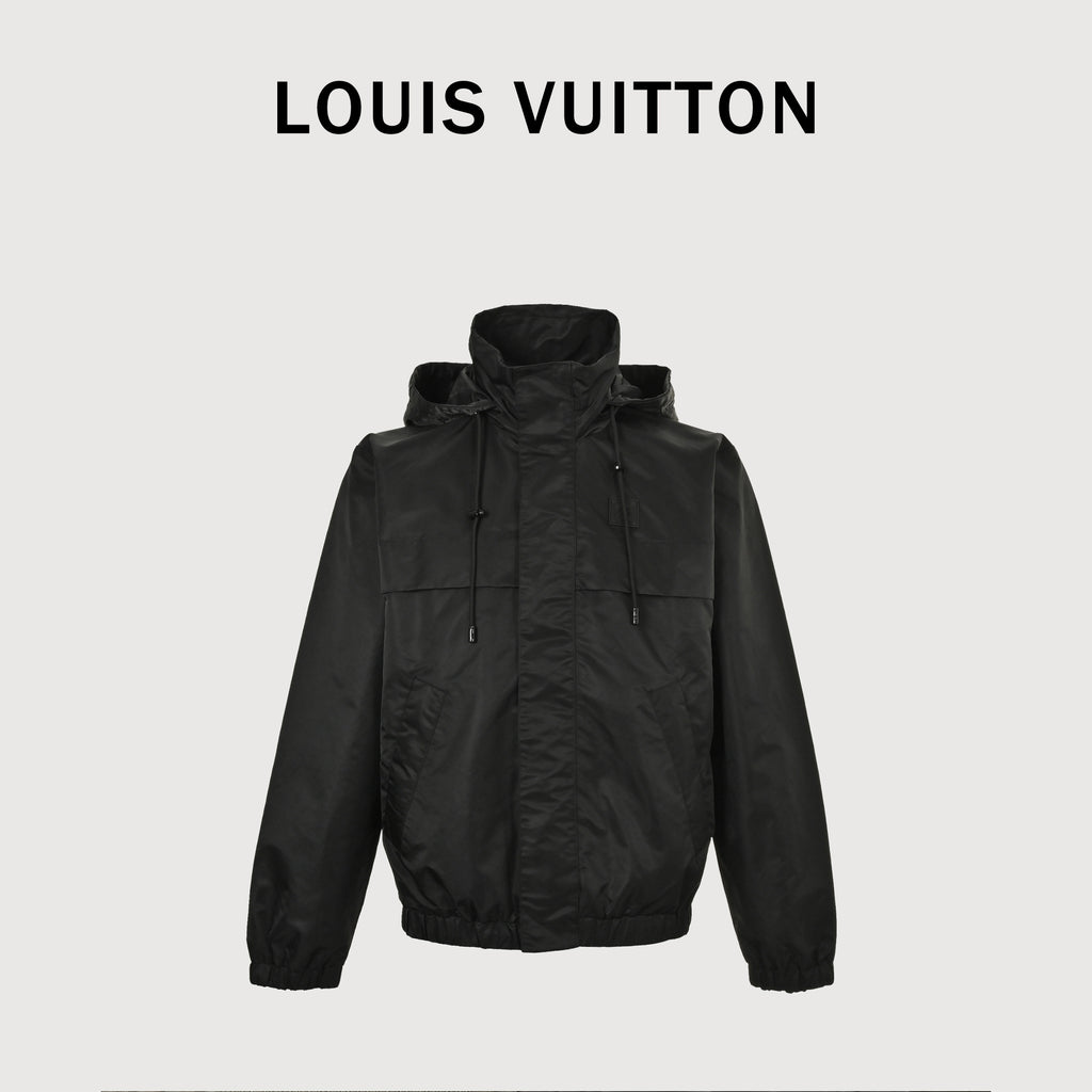 Louis Vuitton LV Reversible Monogram Splice Hooded Jacket – Black NP7201007-BLK