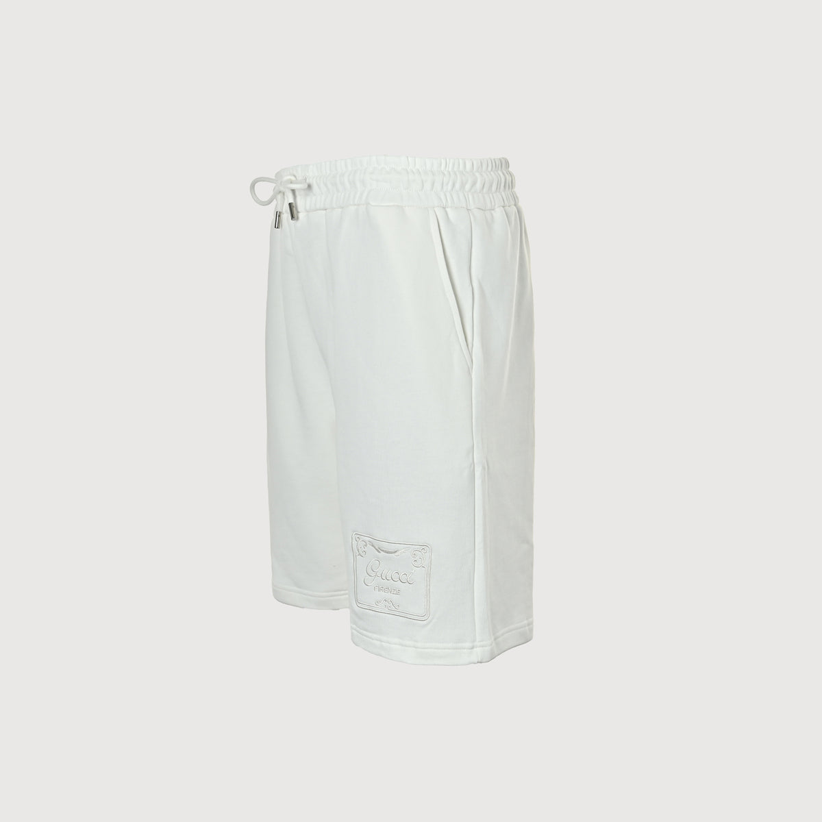 Gucci 26SS Hem Embroidered Logo Shorts XM3000716