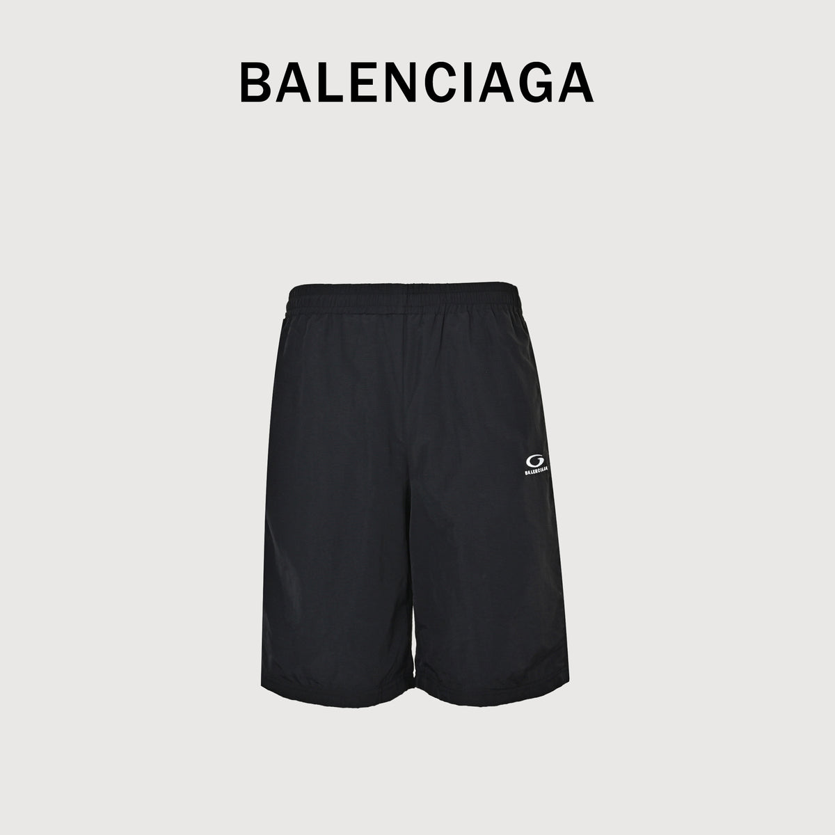 Balenciaga Ring B Embroidered Athletic Shorts  DK3600722