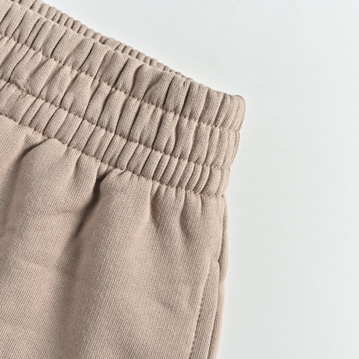 Balenciaga 26SS 520 Series Label Sticker Print Shorts – Taupe HH3200608
