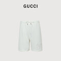 Gucci 26SS Hem Embroidered Logo Shorts  XM3000716