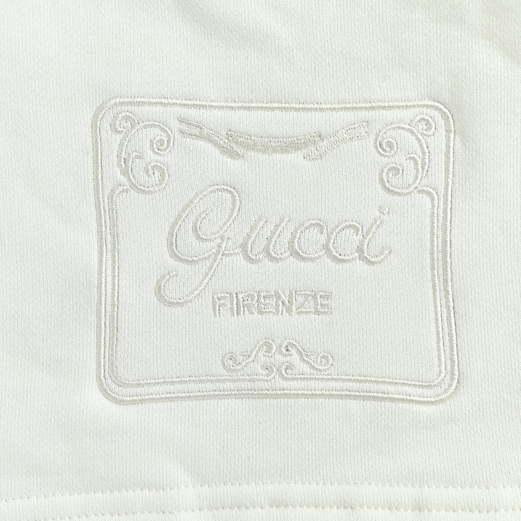 Gucci 26SS Hem Embroidered Logo Shorts  XM3000716