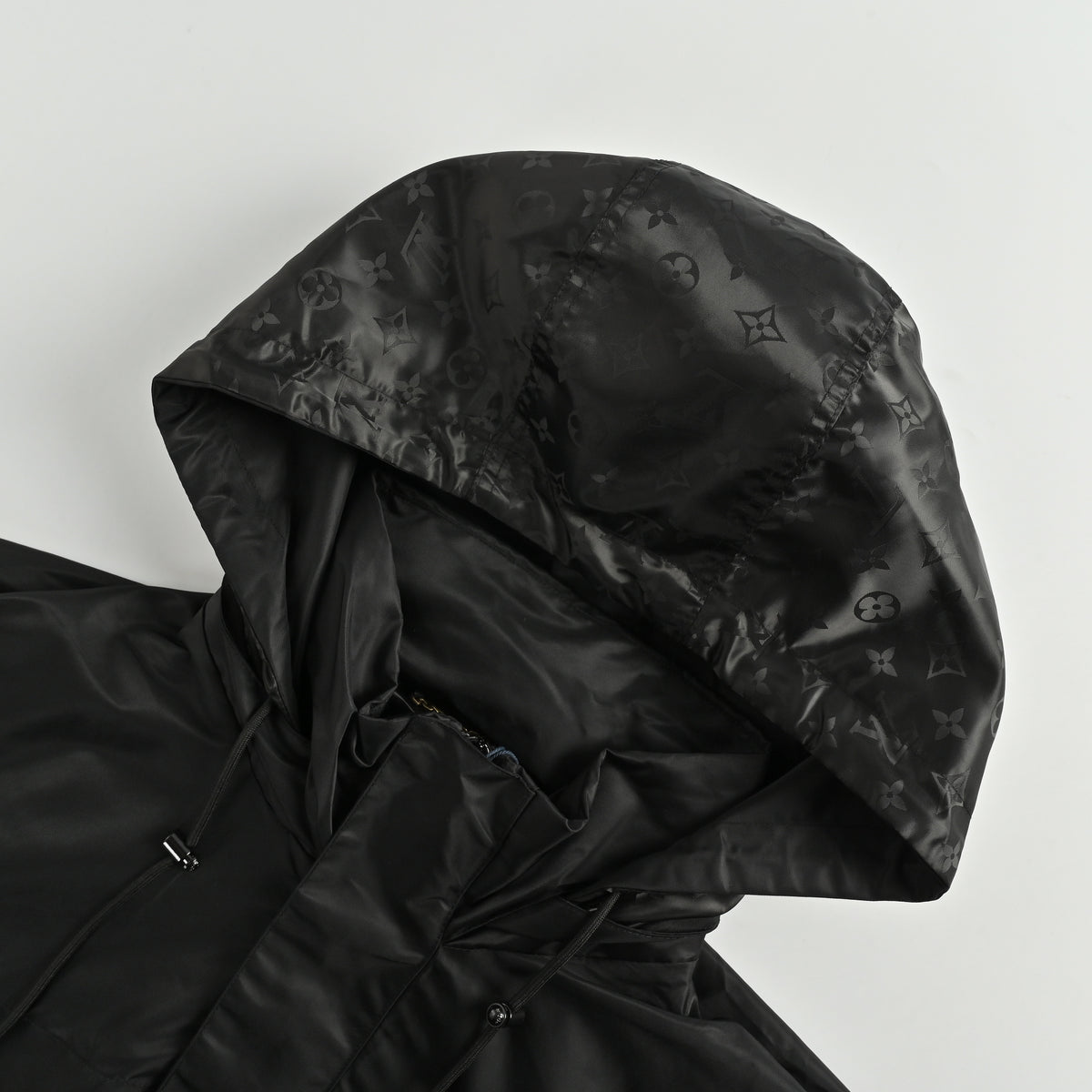 Louis Vuitton LV Reversible Monogram Splice Hooded Jacket – Black NP7201007-BLK
