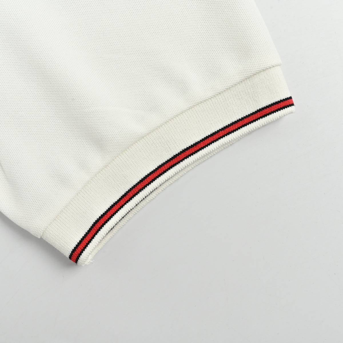 Gucci 25SS Rib Jacquard Short Sleeve Polo Shirt – White784422-XJGSQ-9074
