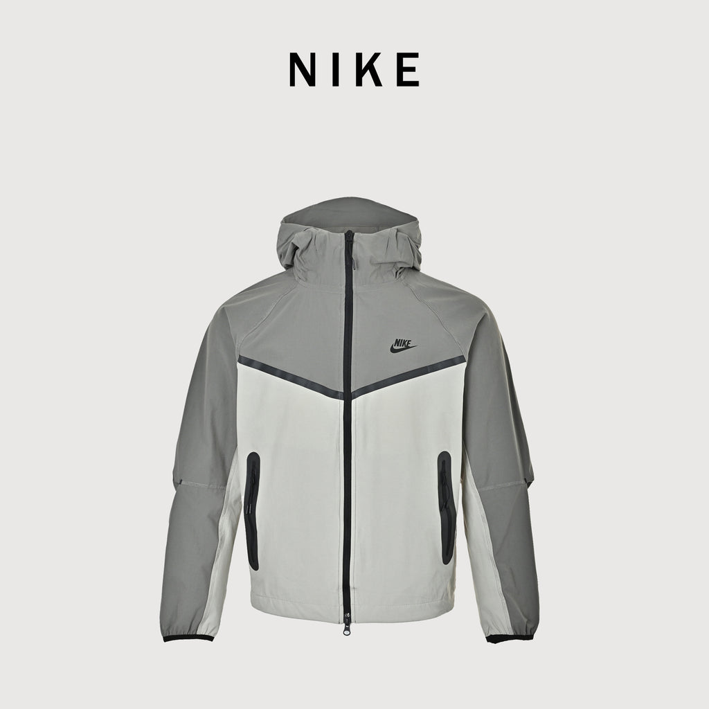 Nike Tech Windrunner Hooded Jacket — Light Iron Ore HM7152-014