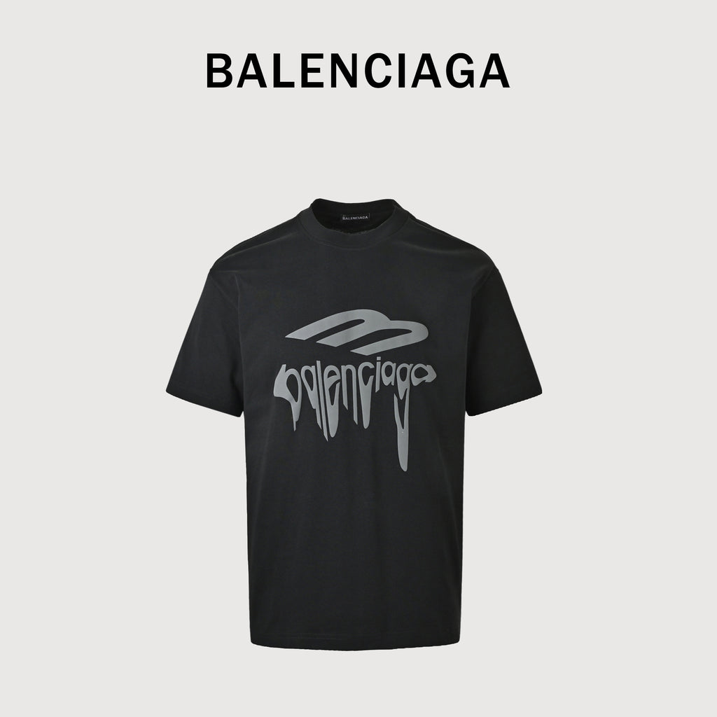 Balenciaga 3B Dissolve Letter Print Short Sleeve T-Shirt  FY2200426