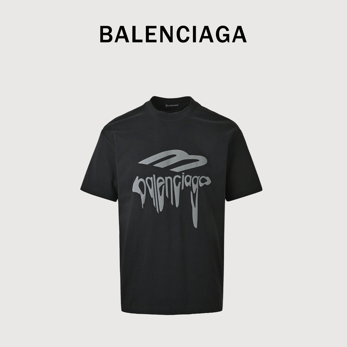Balenciaga 3B Dissolve Letter Print Short Sleeve T-Shirt  FY2200426