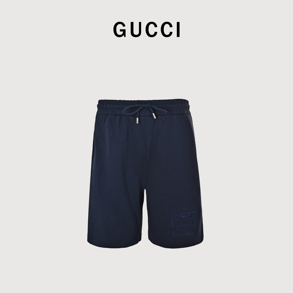 Gucci 26SS Hem Embroidered Logo Shorts XM3000716