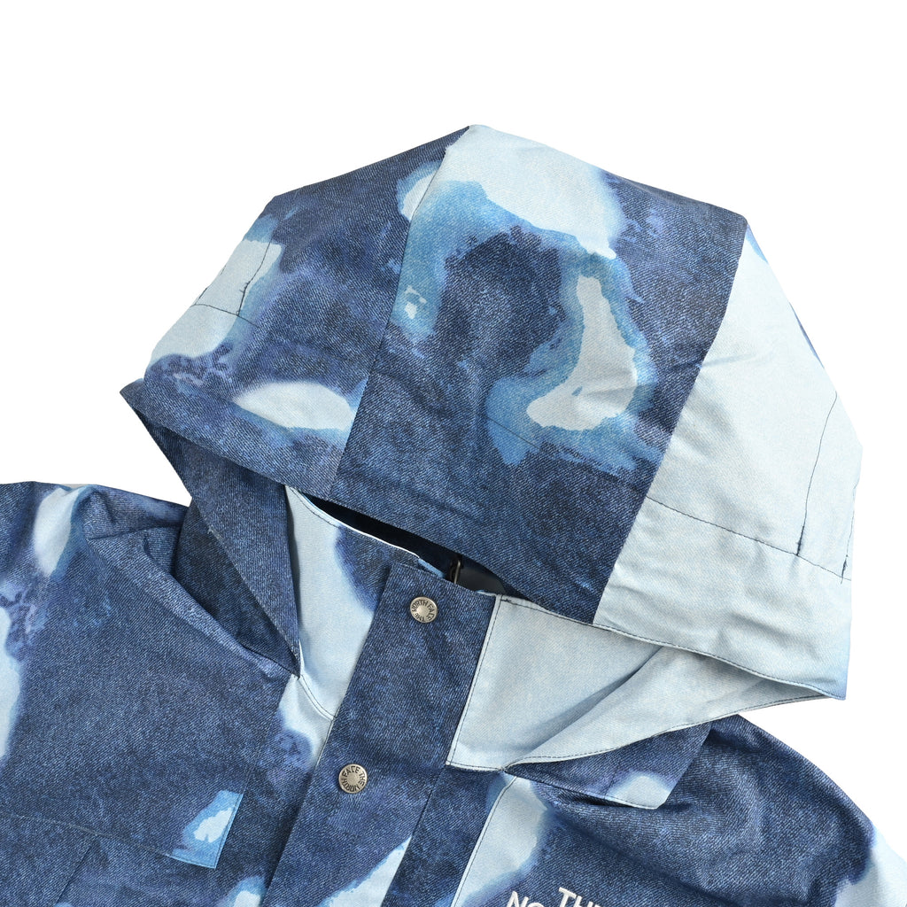 The North Face TNF 2 Tie-Dye Embroidered Outdoor Shell Jacket – Blue Grey Cloud Wash HH6000823