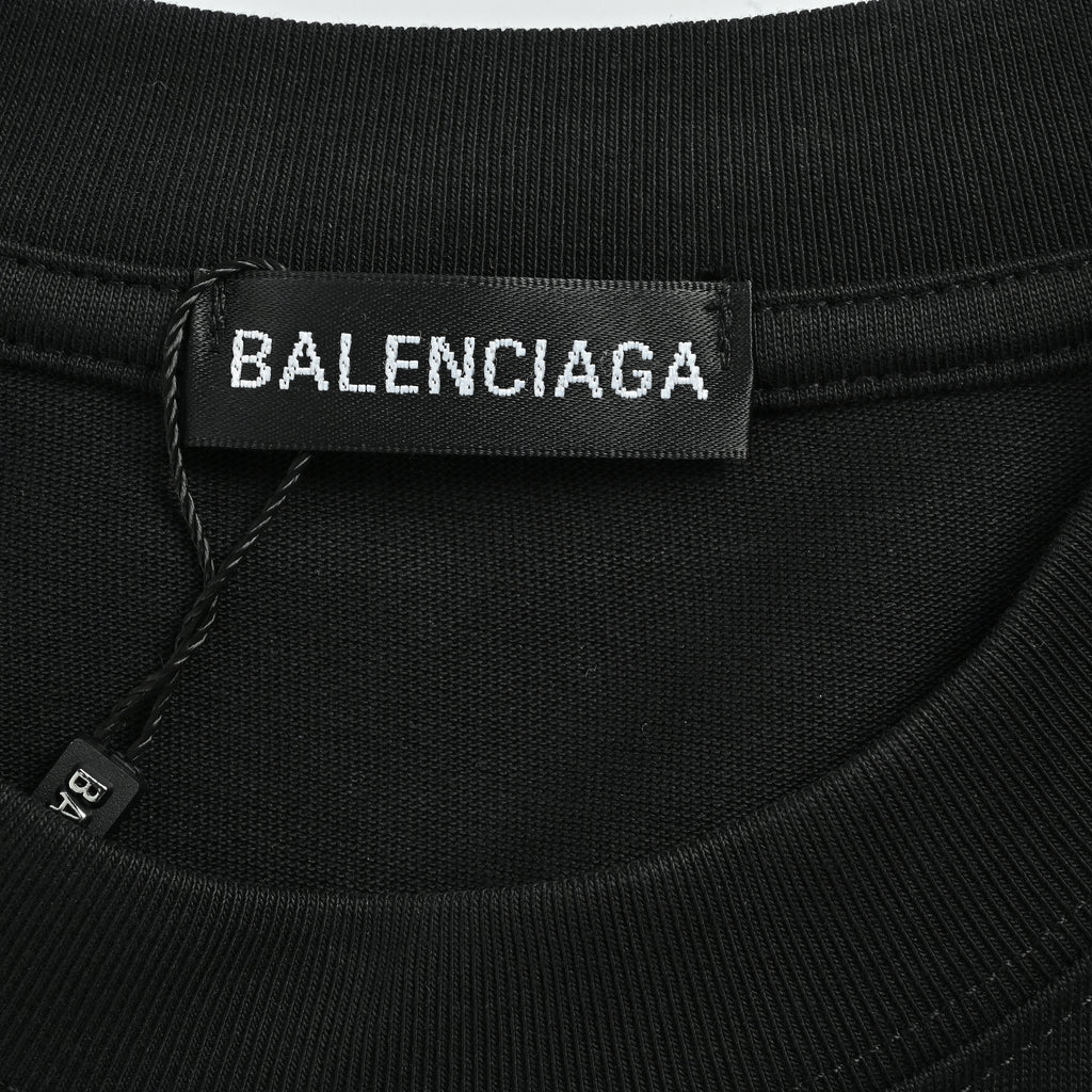 Balenciaga 3B Dissolve Letter Print Short Sleeve T-Shirt  FY2200426