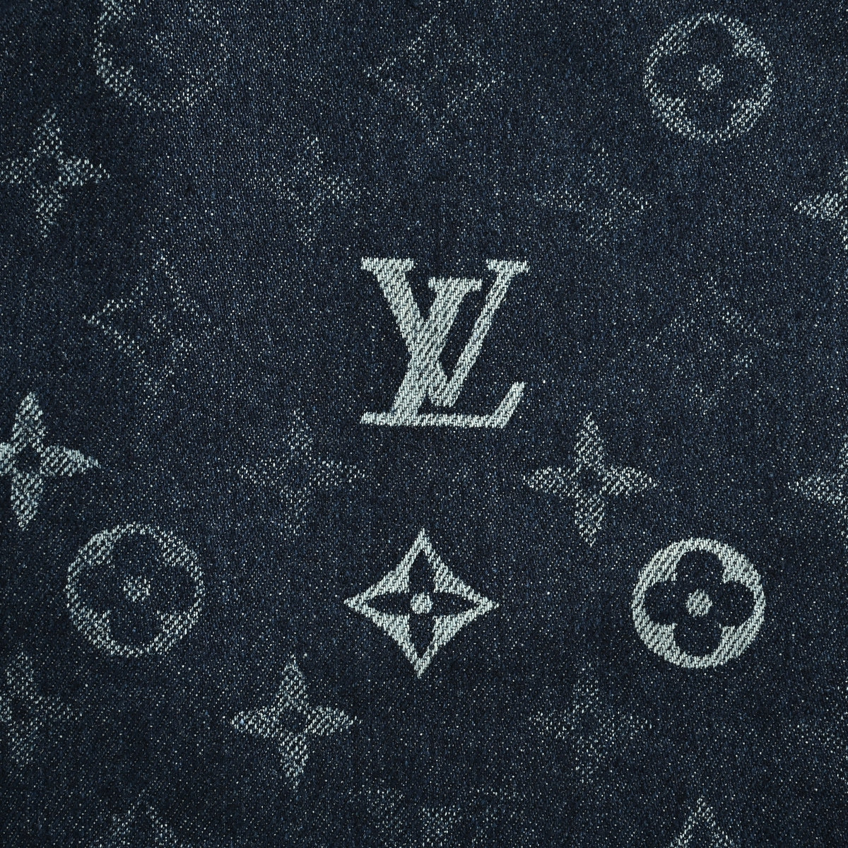 Louis Vuitton LV Monogram Faded Plaid Jacquard Pocket Denim Jacket 2026  R5600819