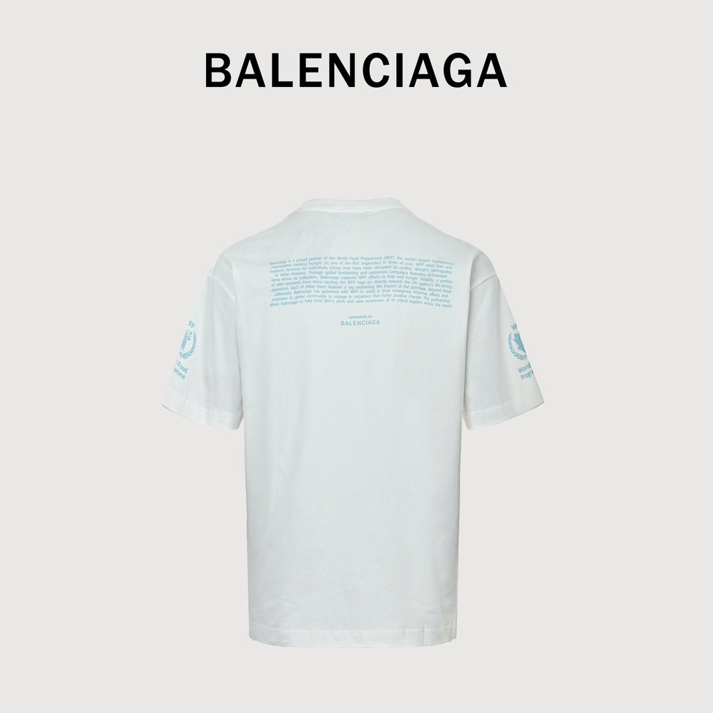 Balenciaga x WFP Collaboration Short Sleeve T-Shirt TS2600716