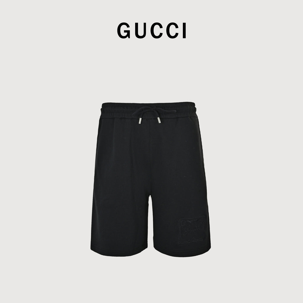 Gucci 26SS Hem Embroidered Logo Shorts XM3000716