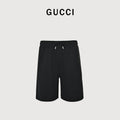 Gucci 26SS Hem Embroidered Logo Shorts XM3000716