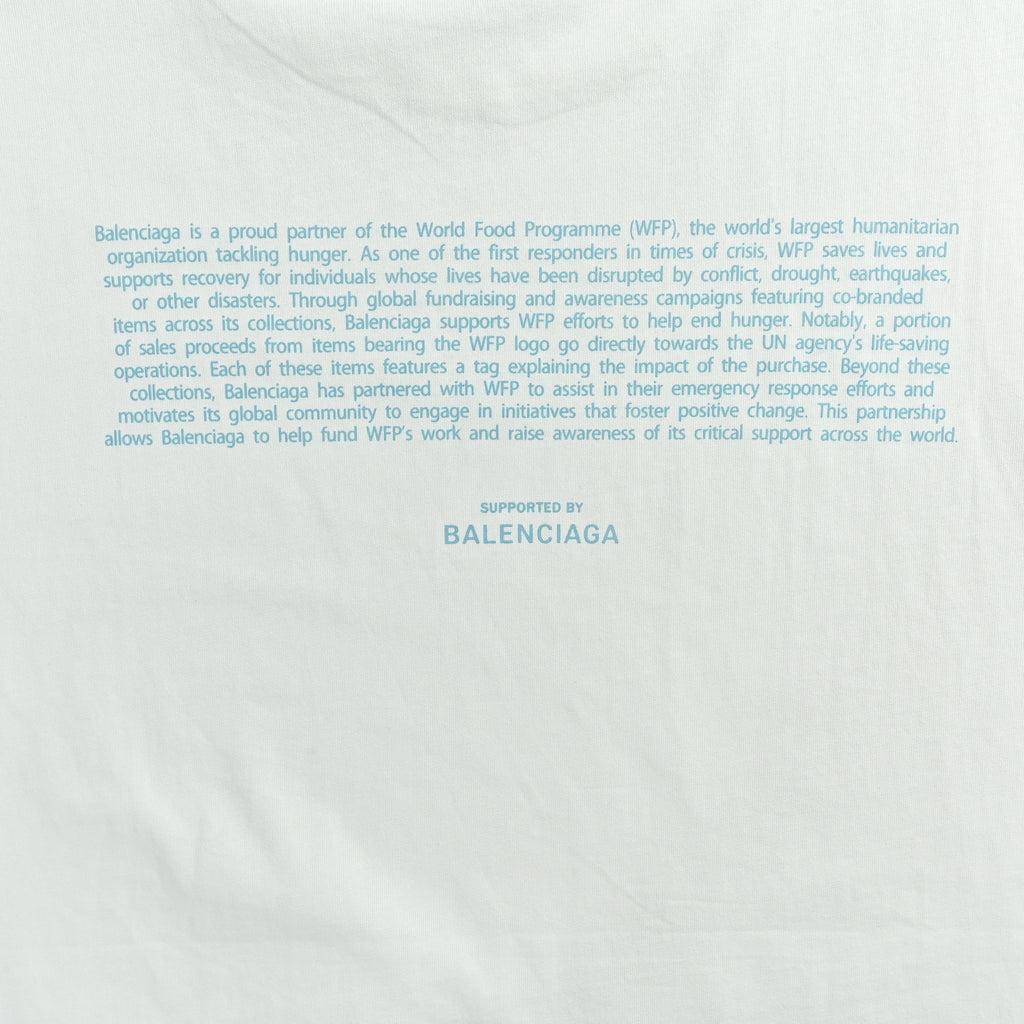 Balenciaga x WFP Collaboration Short Sleeve T-Shirt TS2600716