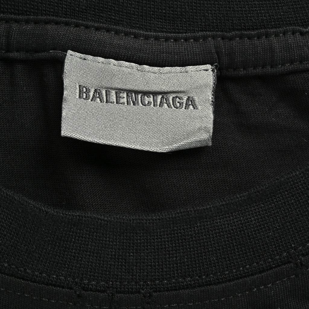 Balenciaga BLCG Green Tape Graffiti Print Short Sleeve T-Shirt NP2600510