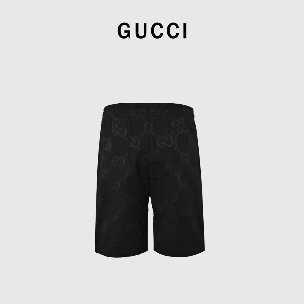 Gucci All-Over Double G Monogram Jacquard Shorts    MV2800714