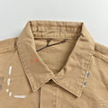 Louis Vuitton LV Ink Splatter Graffiti Denim Jacket 2026 NP7200831