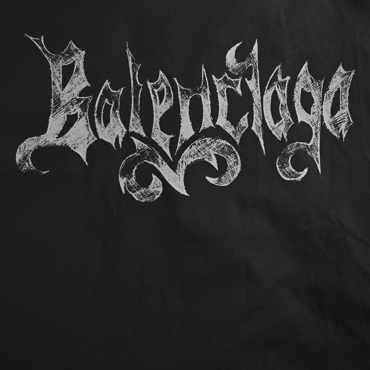 Balenciaga Gothic Letter Print Short Sleeve Camp Shirt  YS3600602