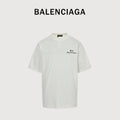 Balenciaga 26SS Back Wheat Crest Embroidered Short Sleeve T-Shirt XBK3000308