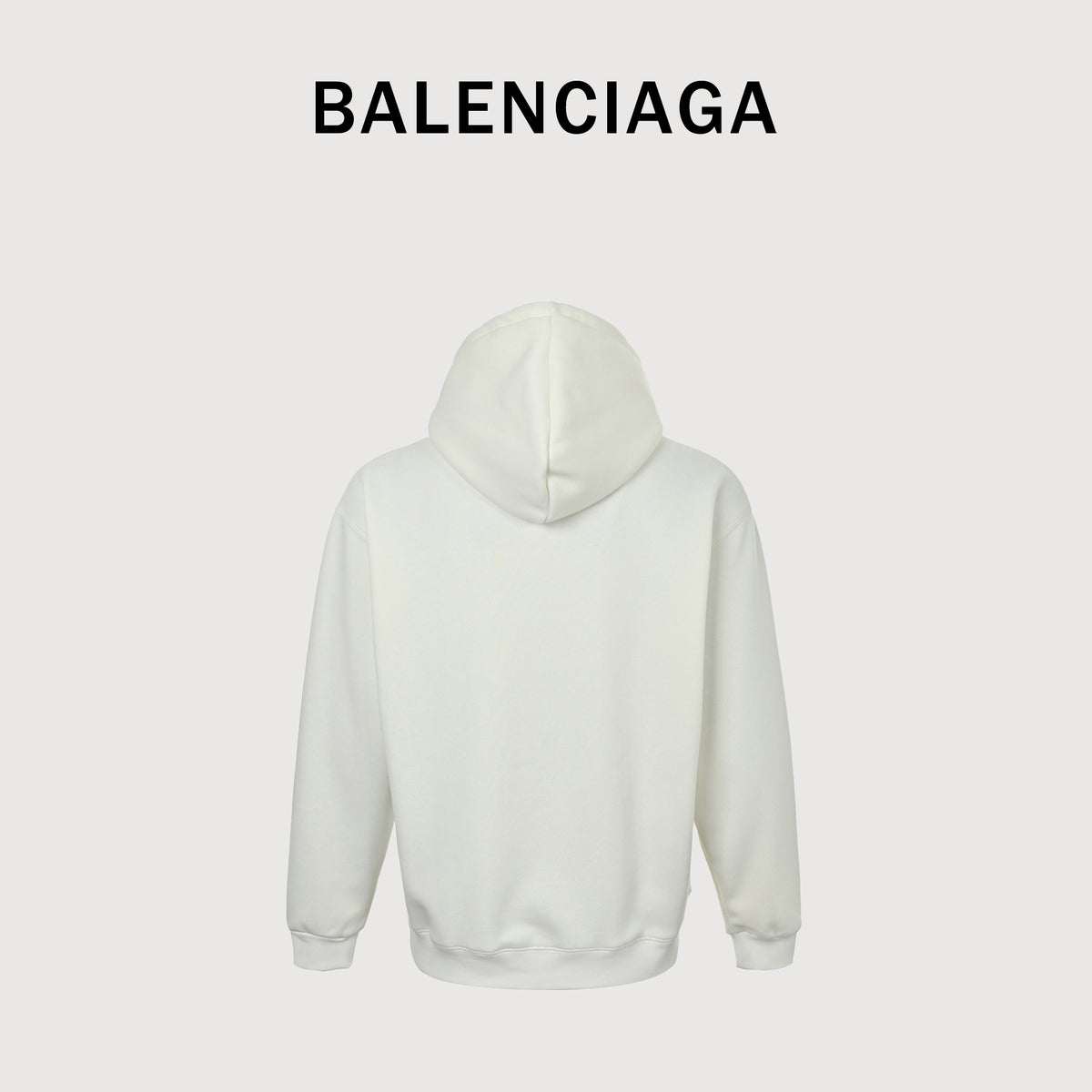 Balenciaga 25FW Crown "Keep Calm" Puff Print Hoodie  HH5000119