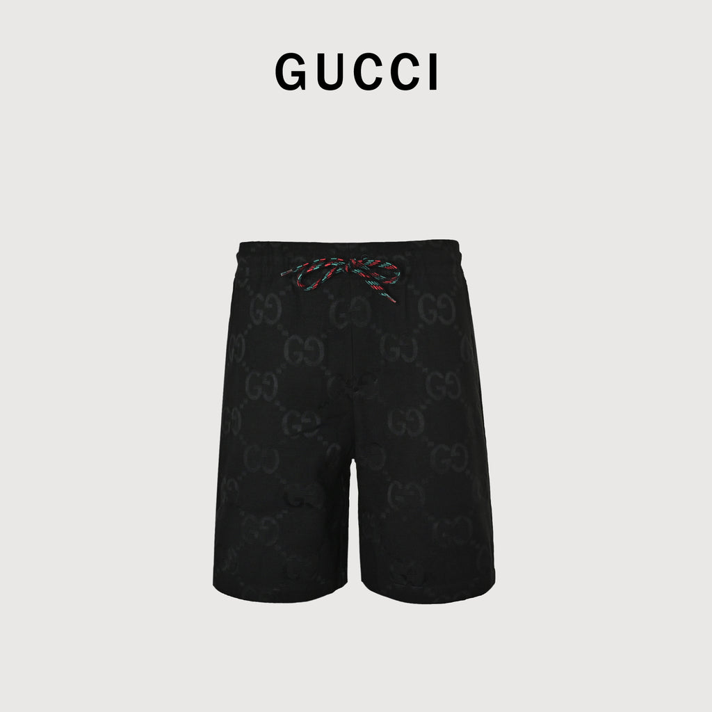 Gucci All-Over Double G Monogram Jacquard Shorts    MV2800714