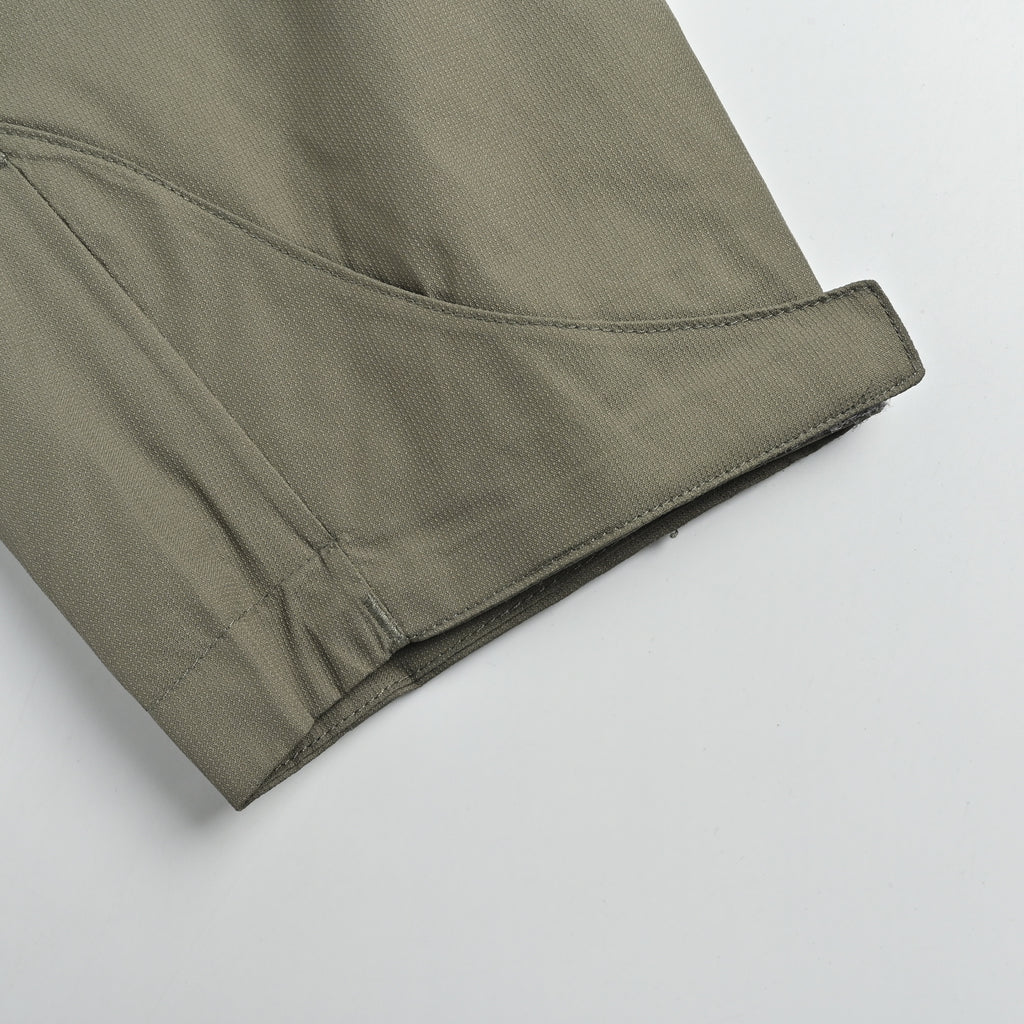 The North Face Embroidered Logo Hooded Shell Jacket – Olive Green DK6400316-OLV